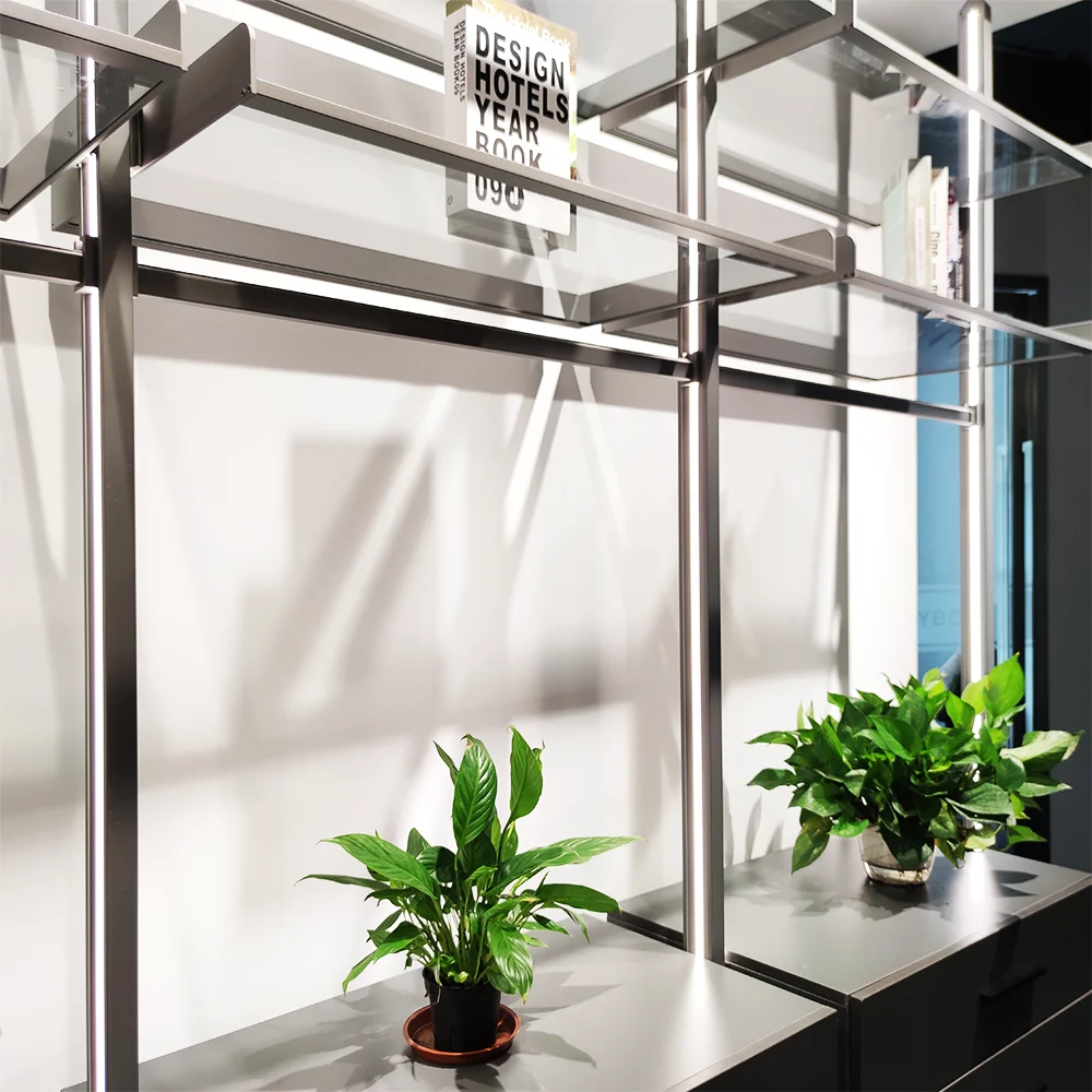 Hallway Living Room Furniture Wooden Shelves Color Partition Cabinet