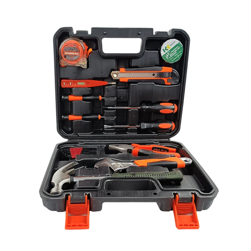 31-Piece Complete Multifunctional Household Tool Set Easy-to-Carry Combination Tool Box All Accessories Plastic Material OEM