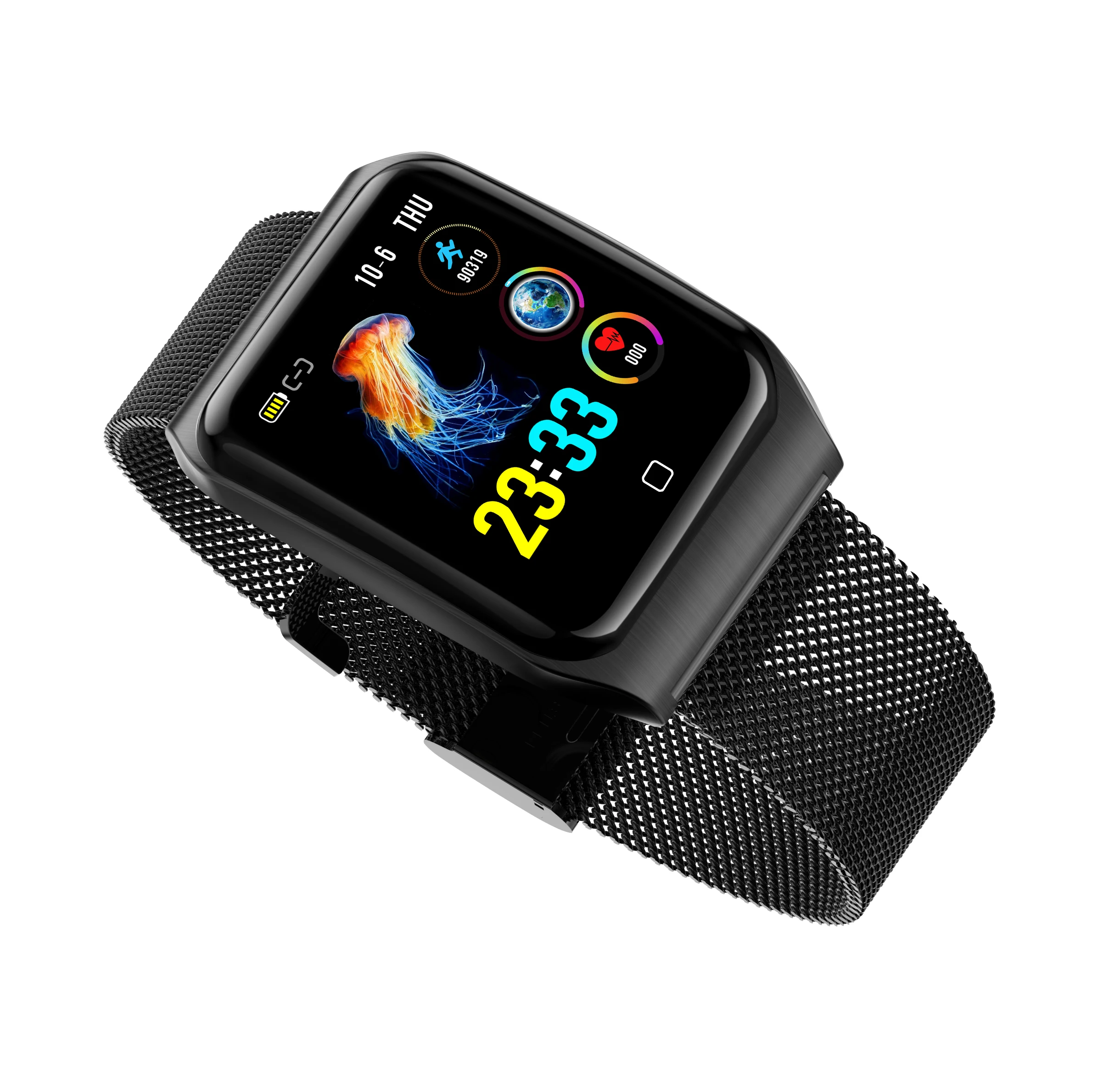 
Creatway F9 super slim weather report fitness tracker smart watch band 2019 