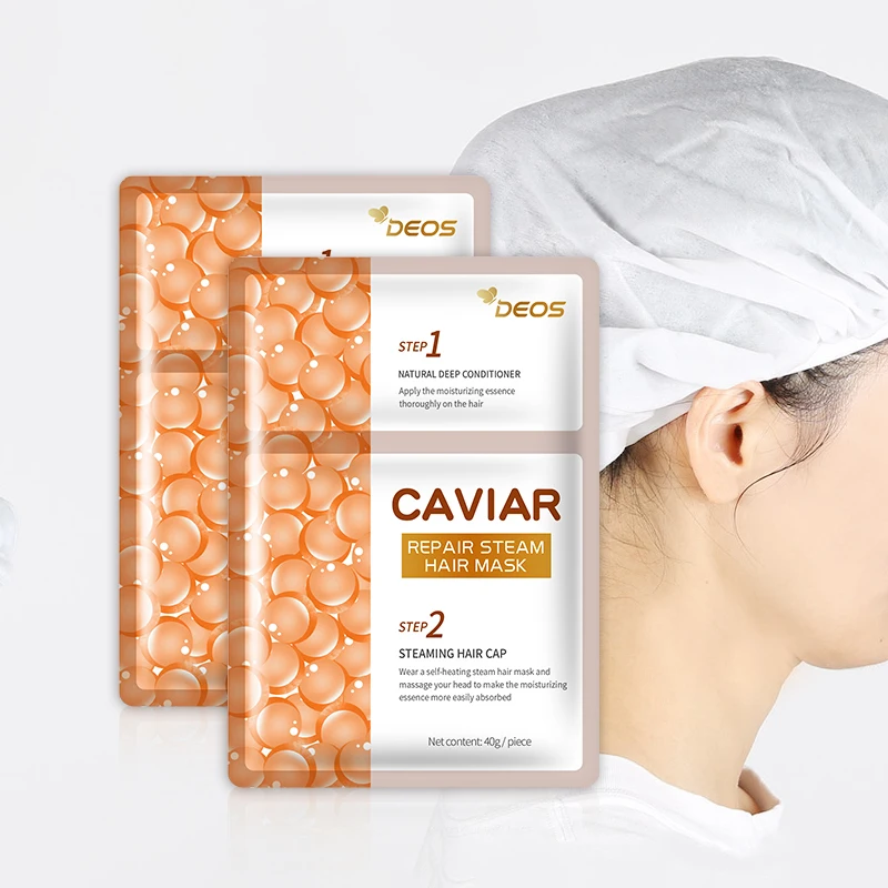 Private label repair hair salon home caviar steam fashion nourishing hair mask