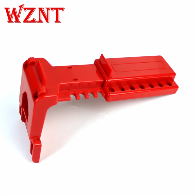 NT-A04 RED DN50-DN70 Durable Plastics Adjustable Ball Valve Lockouts Devices