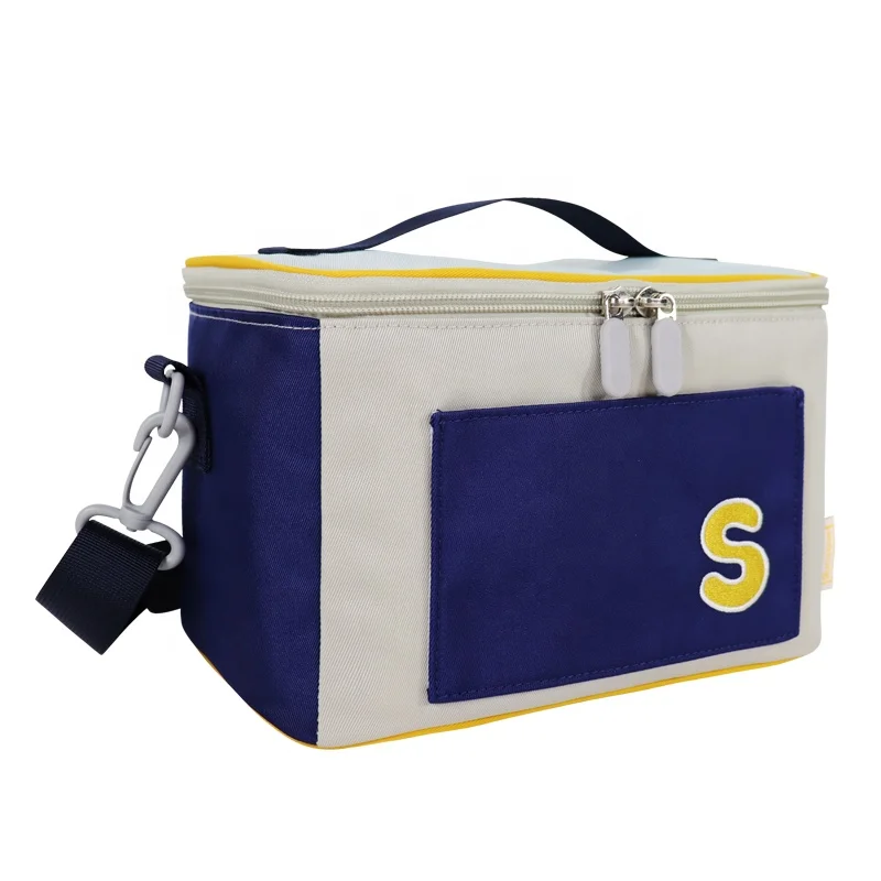 RPET Material Lunch Bag For Kids  Handle and Shoulder strap Insulated Kids Lunch Bag Insulated Lunch Bag For Children