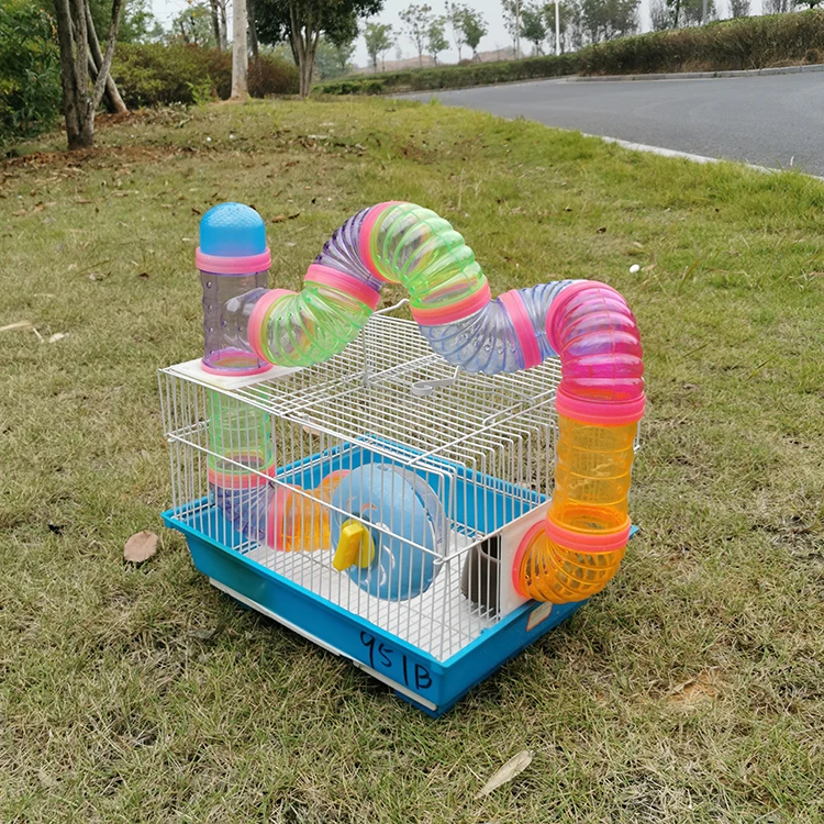 Wholesale Factory Luxury Custom Fold Cheap Plastic Metal Acrylic Hamster Cage for Sale