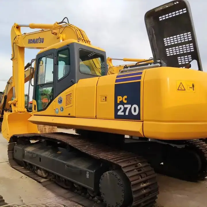 Японский оригинальный использованный Komatsu PC 270 pc270 pc270-7 экскаватор низкая цена для продажи