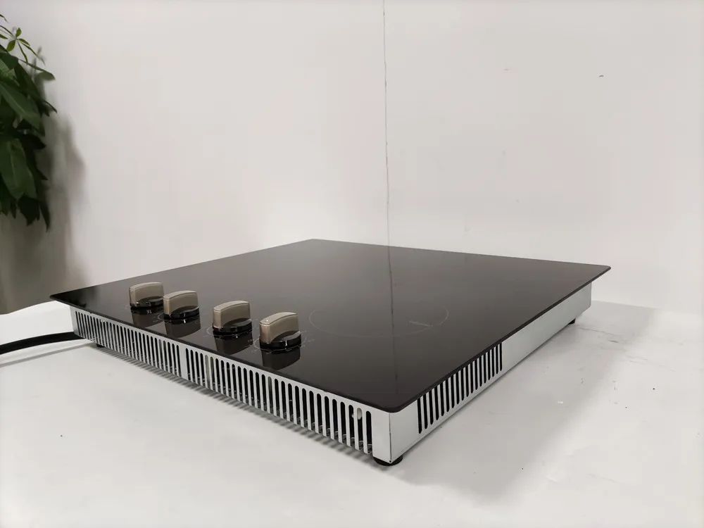 4 Burner Induction Cooktop Electric cooker, 220V Built-in Induction Stovetop with Electronic Knob Control