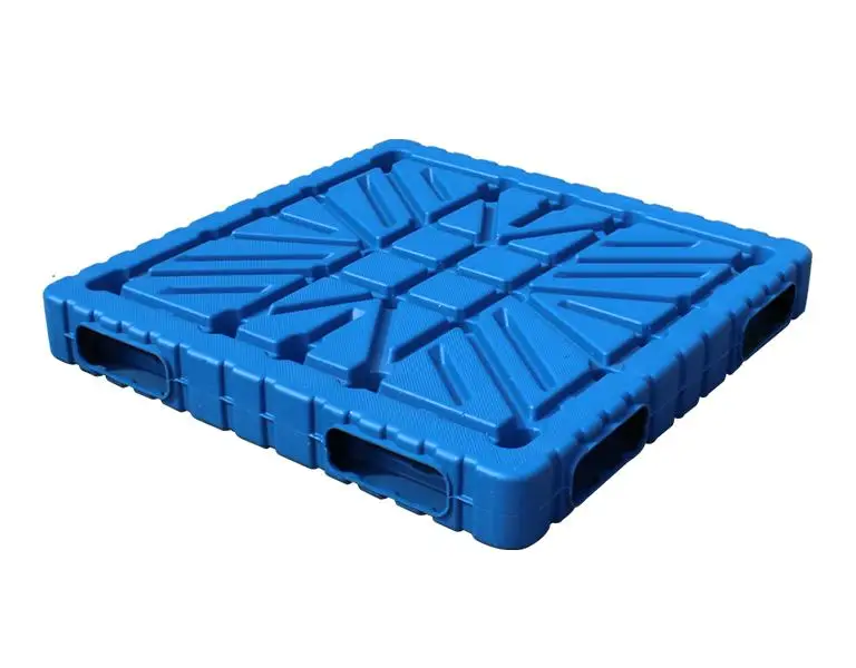 Integrated Blow Molding Tray 1210 Pallets Recycled HDPE and PP Material Euro and Heavy Duty Warehouse Logistics Storage