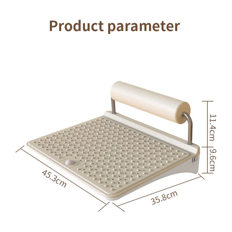 OEM kc certificate Custom winter electric foot warm heating pad warmer under desk foot warmer panel electric heated foot warmer