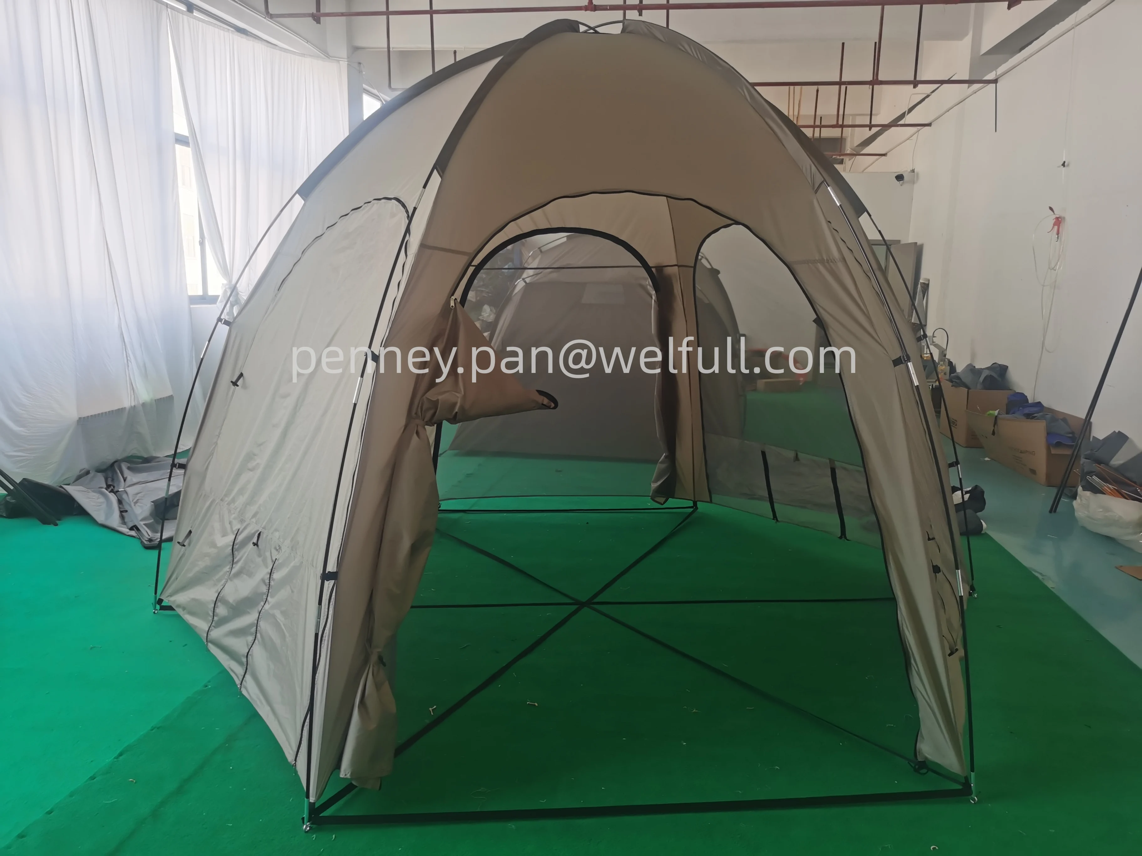 Outdoor Garden Pool House Canopy Dome Portable Foldable Portable Steam Camping Sauna Tent