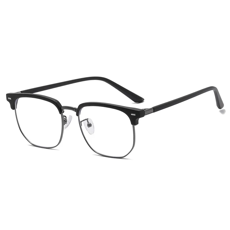 9085 Half Frame Blue Light Blocking Glasses Optical Eyewear Frames Computer Eye Glasses Men Eyewear