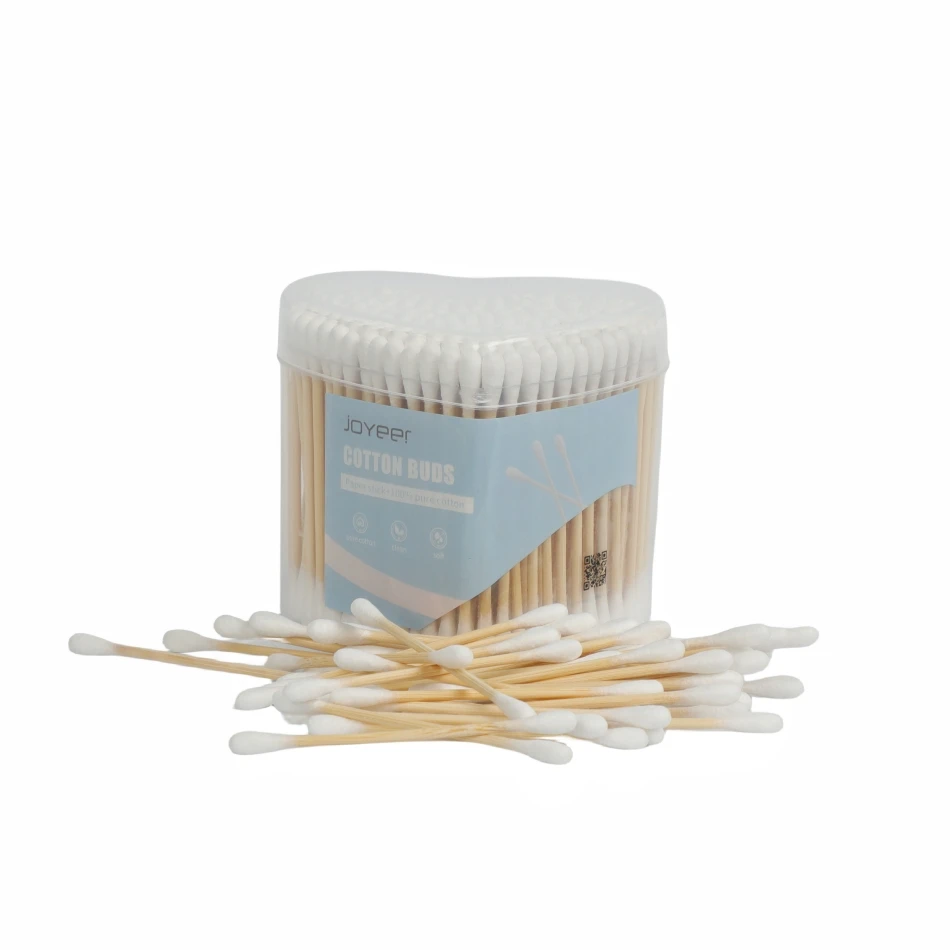 Eco Friendly Hotel Ear Cleaning Q Tip Stick Cotton Swab Bamboo Cotton Buds for Sale