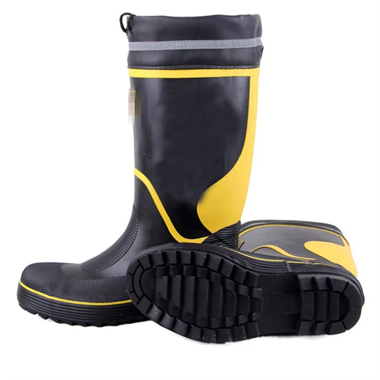 Best Selling Manufacturers rubber work boots Non-slip Soft Fabric Mesh Wholesale waterproof  Rubber rain Boots