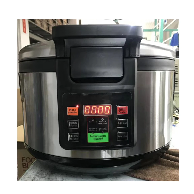 Automatic Boiling Pearl Milk Tea Machine Heat Preservation Pot Red Bean Cooking Machine Bubble Tea Cooker Machine