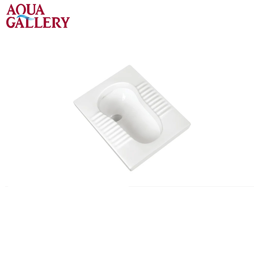 Medium Deep White Cheap Price Ceramic WC Pan Water Closet Porcelain Squatting Squat Toilet