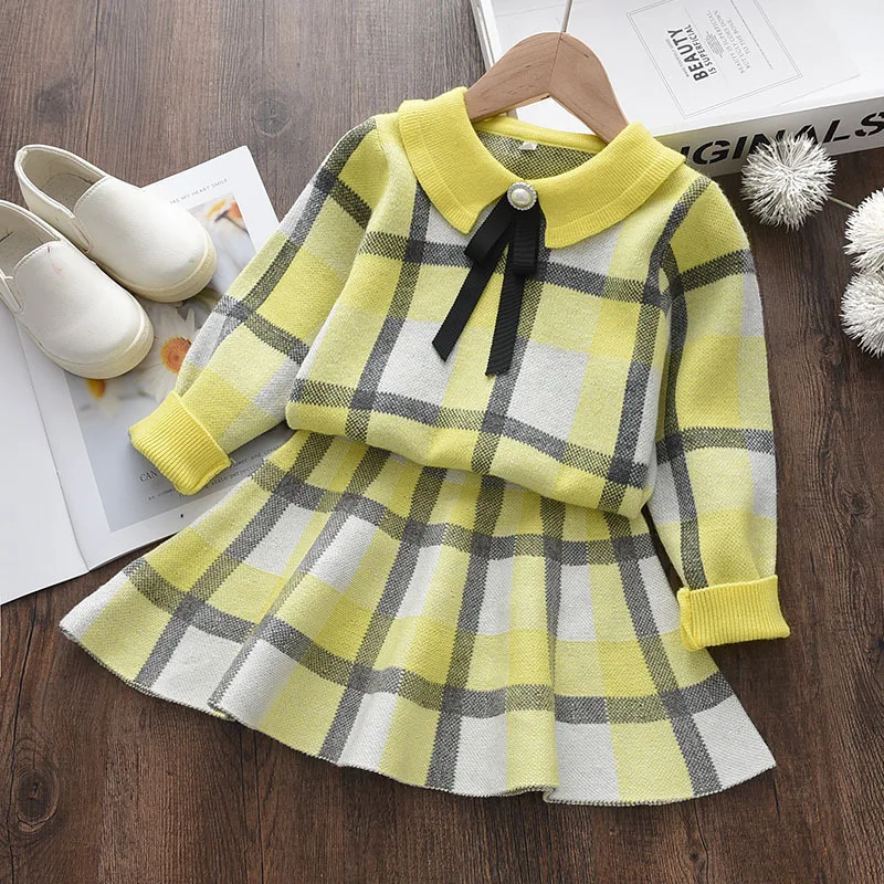 Winter Children Fall Clothing Girls Long Sleeve Kids Autumn Fashion Sweater And Dress Children Coat