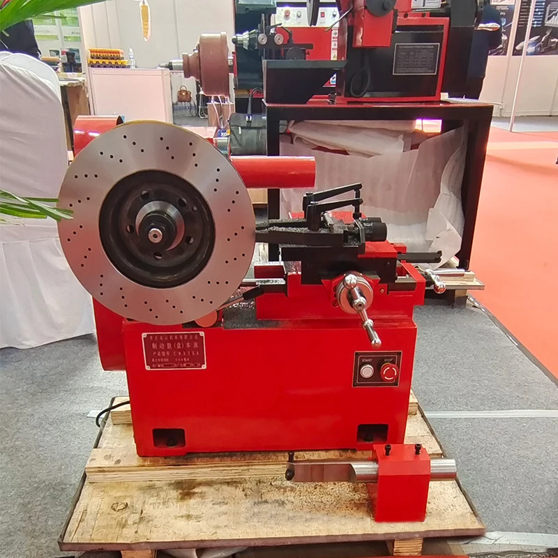 Brake Disc Drum Cutting Lathe Machine Brake Drum Lathe Machine Brake Disc Grinding Heavy Cut With CE