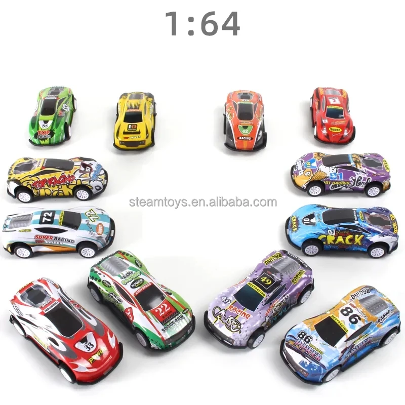 Alloy Car Miniature 1/64 Vehicle Simulation Pull Back Car for Kids Gift Toys from Chinese Wholesale Diecast Toys