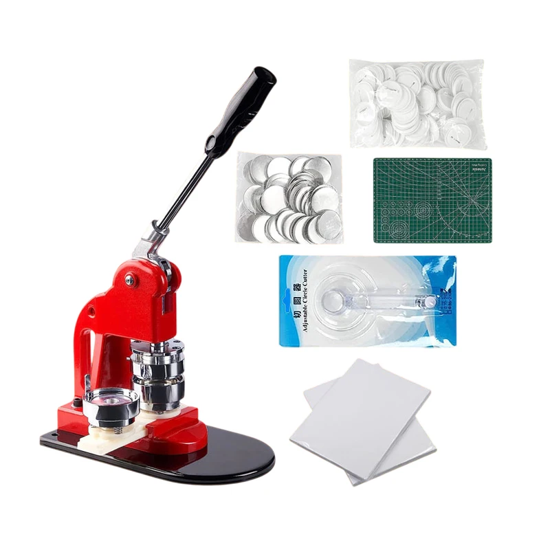 58mm button maker badge machine set   button badge making machine