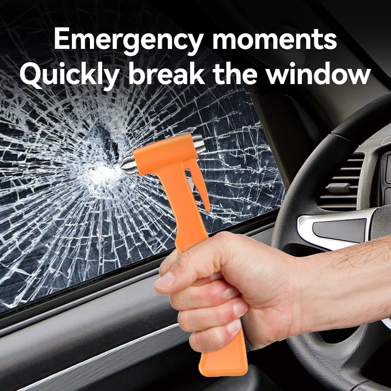 45# Steel car bus window breaker emergency escape tool glass breaker safety hammer bus car emergency hammer