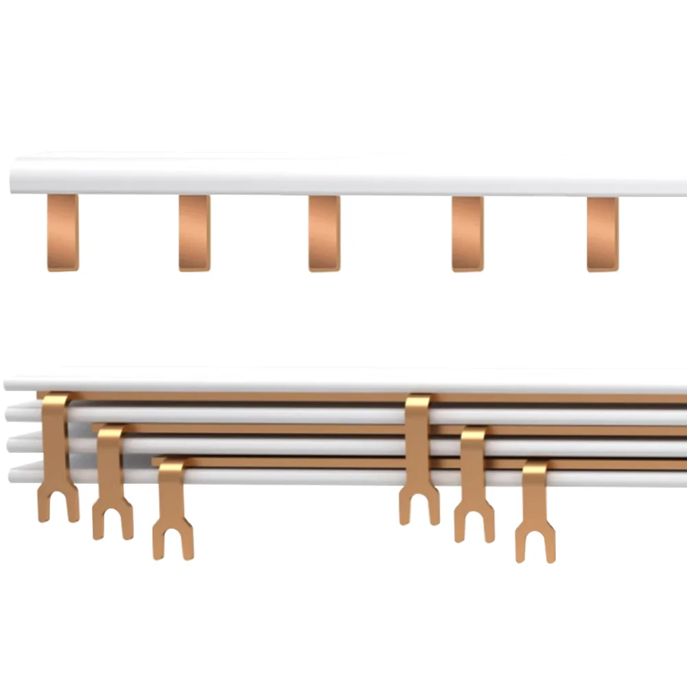 Distribution Box Circuit Breaker Mcb1P 2P 3p 4p 63a Connector Busbar Connection 32a Pin Type Copper Busbar