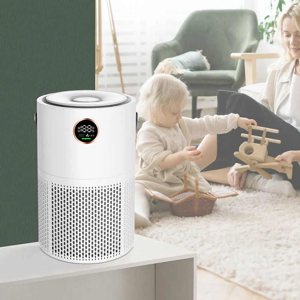Auto Smart HEPA Small Personal Desktop H13 Mini Portable Air Purifier
