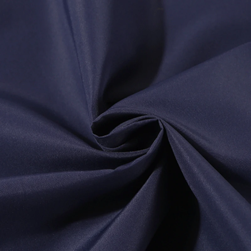 100%RPET recycled 320T fabric plain lining spring yarns can be used for waterproof down jacket home wear