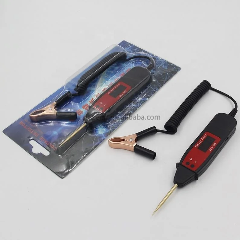 Digital display voltage lamp car tool auto circuit detector