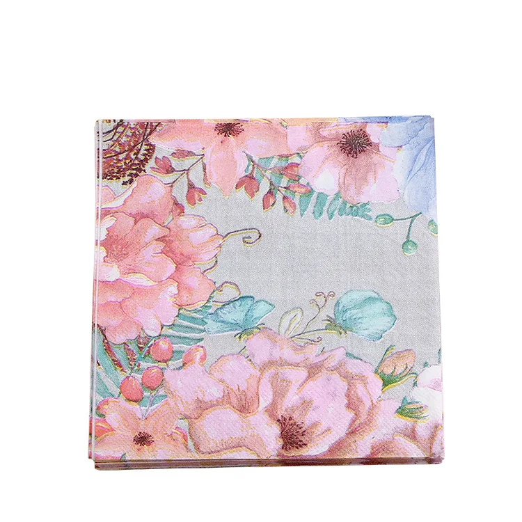 Manufacturers New Personalized Luxury Table Tissues Table Napkins for Wedding Decoration