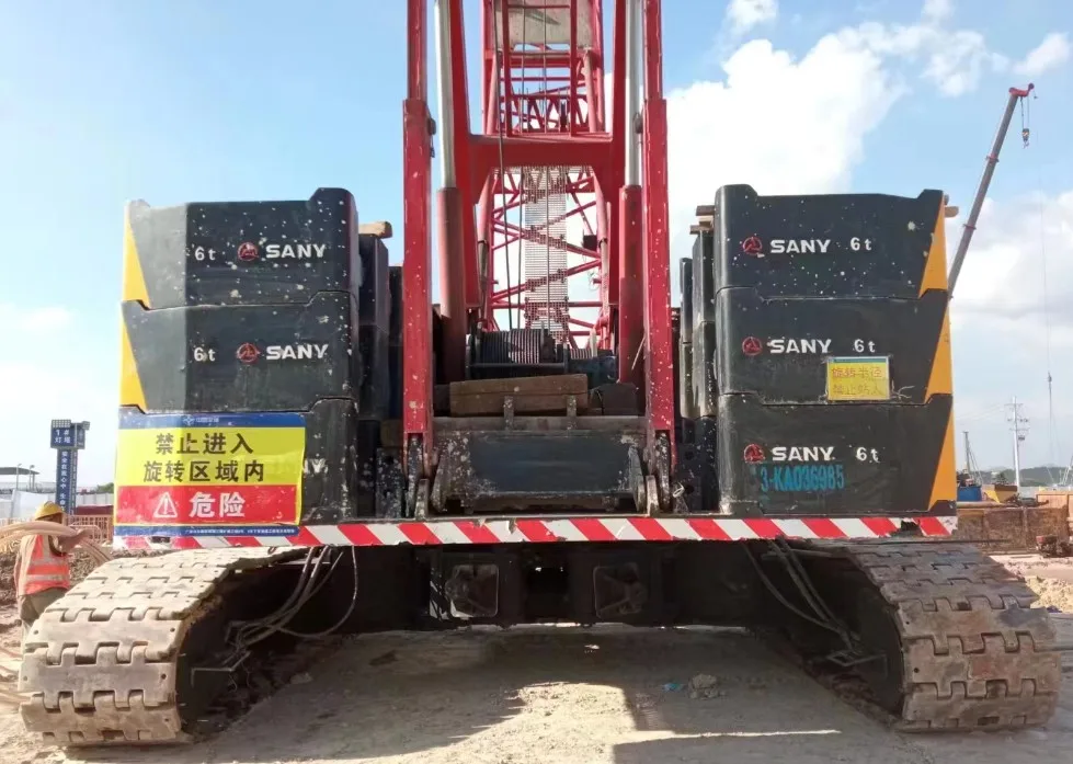 100ton Sany Used crawler crane SCC1000C used Sany crawler crane 100TON for sale