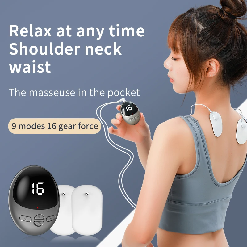 Mini electrodes pads Muscle Relax Body Massage Pads menstrual pain relief patch EMS pulse massage