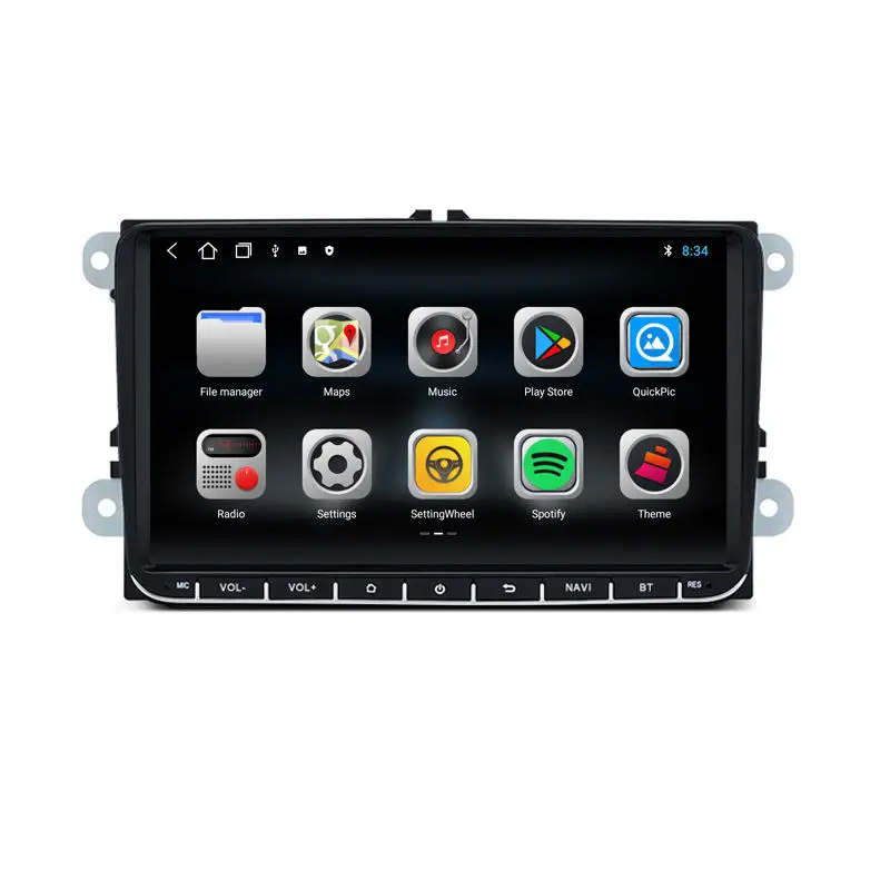 Factory Price 9inch GPS Navigation For VW Tiguan 2008 2009 2010 2011 2012 Android 8 Core Auto Radio No Car DVD Player Multimedia