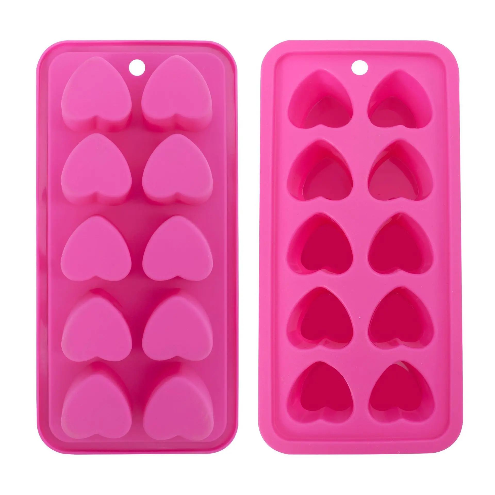 Amazon Best Seller Heart Type Star Utensils Ice Molds Kitchen Products Ice Tray Kitchen Tabletop Silicone Ice Cube Tray