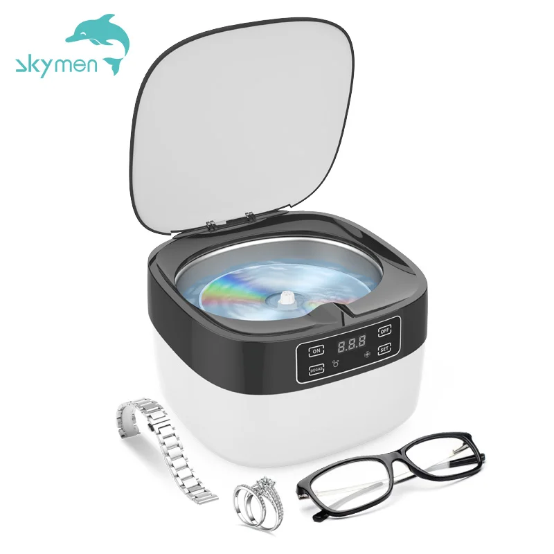 Household 750ml With degas Function Digital Timer 35w Ultrasonic Bath Cleaning 40KHz Fine Silver Gold Metal Jewelry Cleaners