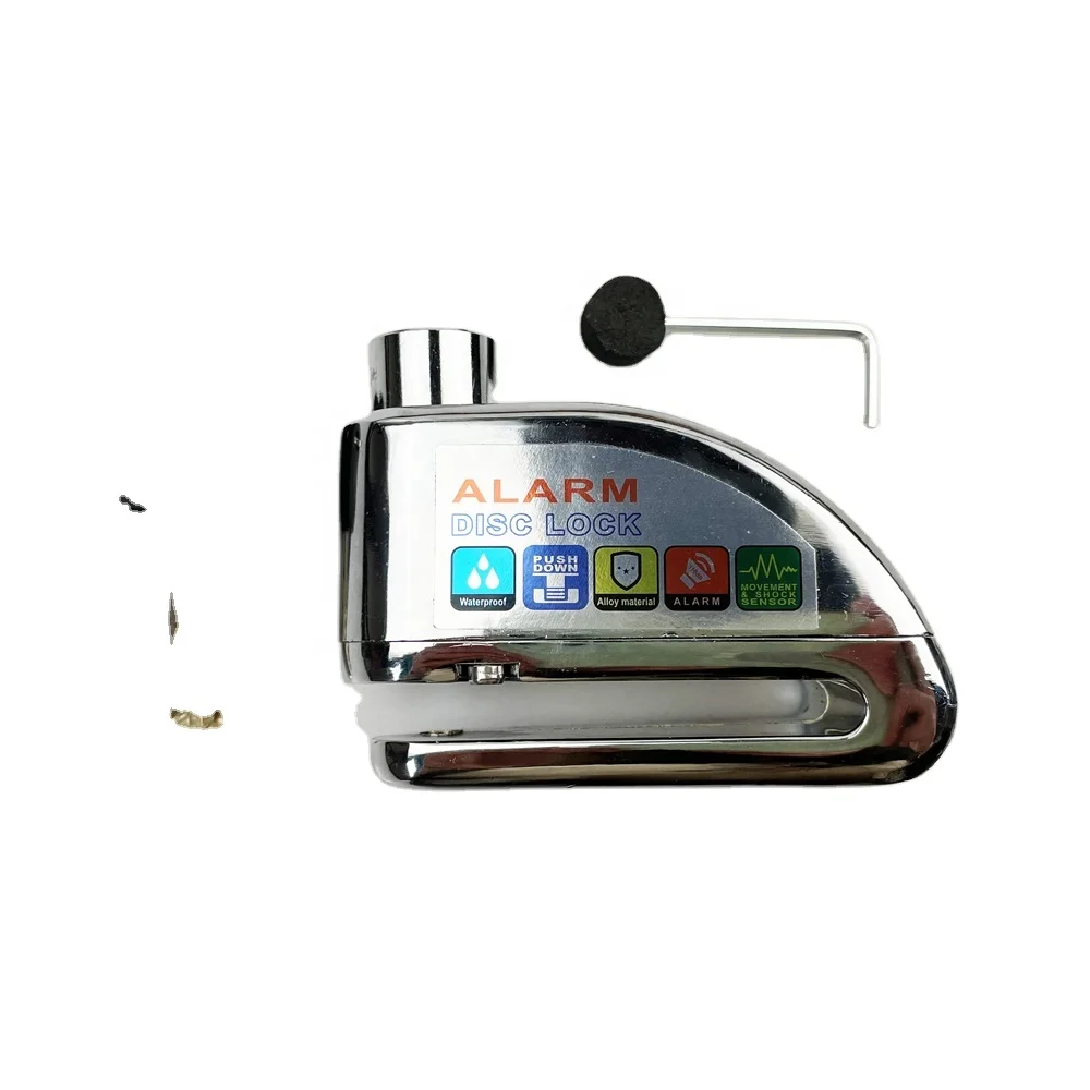 Сигнализация Jinjian замок дискового тормоза водонепроницаемый для мотоцикла сигнализация с высоким децибелем защита от кражи велосипеда дисковый
