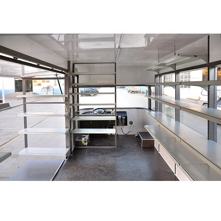 food truck equipment food trailer cart truck container food van Commercial snack truck