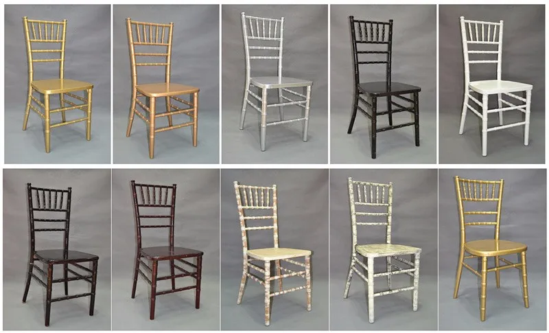 Factory price wholesale white wood/resin tiffany chair for Banquet/Wedding/Event