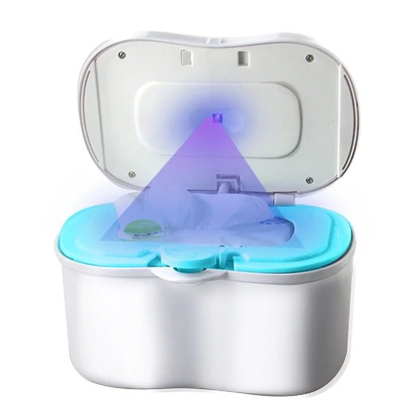 
The latest style baby product UV baby wet wipes warmer new design ultroviolet disinfectant wipes warmer 