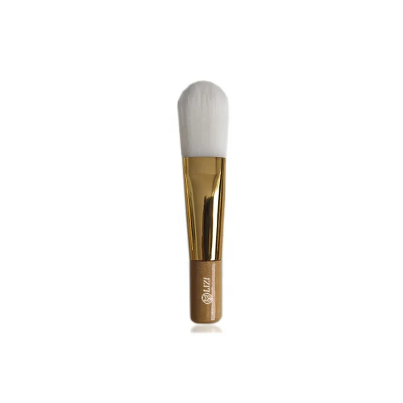 2021 small travel foundation brush professional flat oval foundation mask brush portable mini makeup cosmetic tool brush