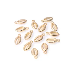 Metallic Cowrie Shell Beads Seashell Beads Diy Bracelet Anklet Handmade Craft Jewelry Making Charms Plastic Ccb Beads