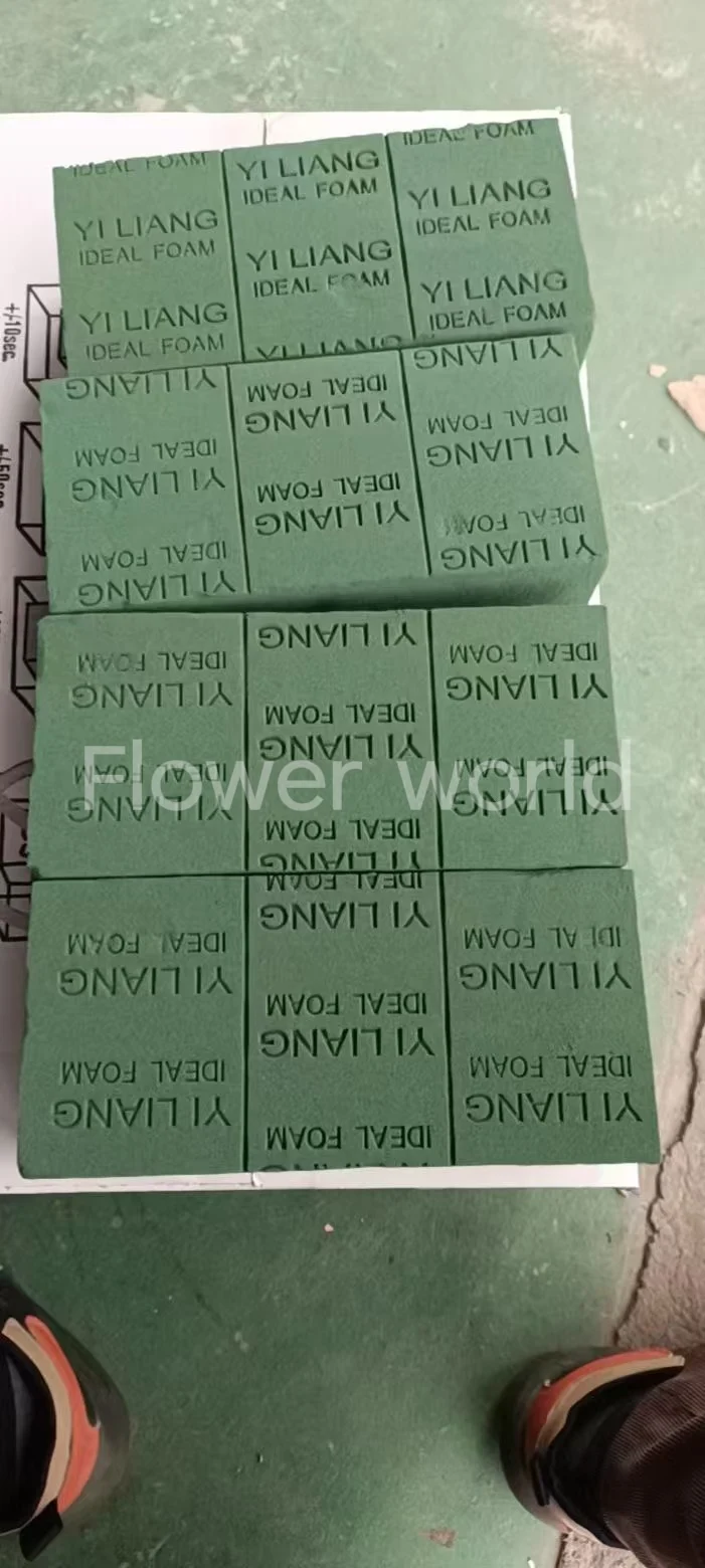 High quality raw material for fresh flower green floral foam flower mud high density flower arrangement mud floral foam
