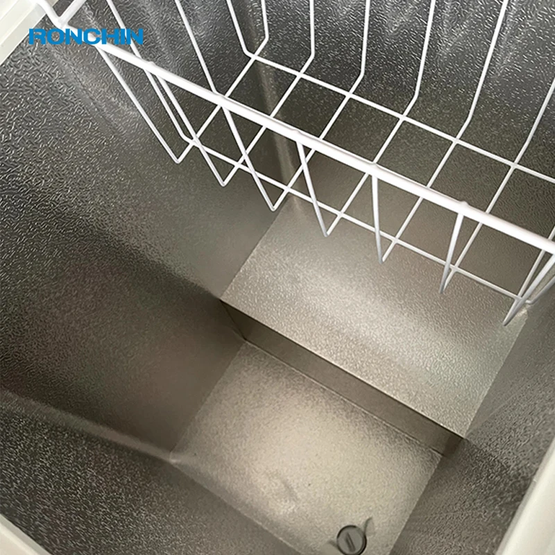 Best Selling Household Appliances Kitchen Horizontal Refrigerator Single Door Top Opening Deep Cabinet Freezer