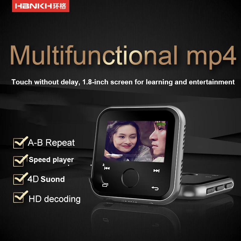 Мини-плеер Walkman музыкальный плеер наушники Sd Mp3 карта видеоплеер с Fm-радио