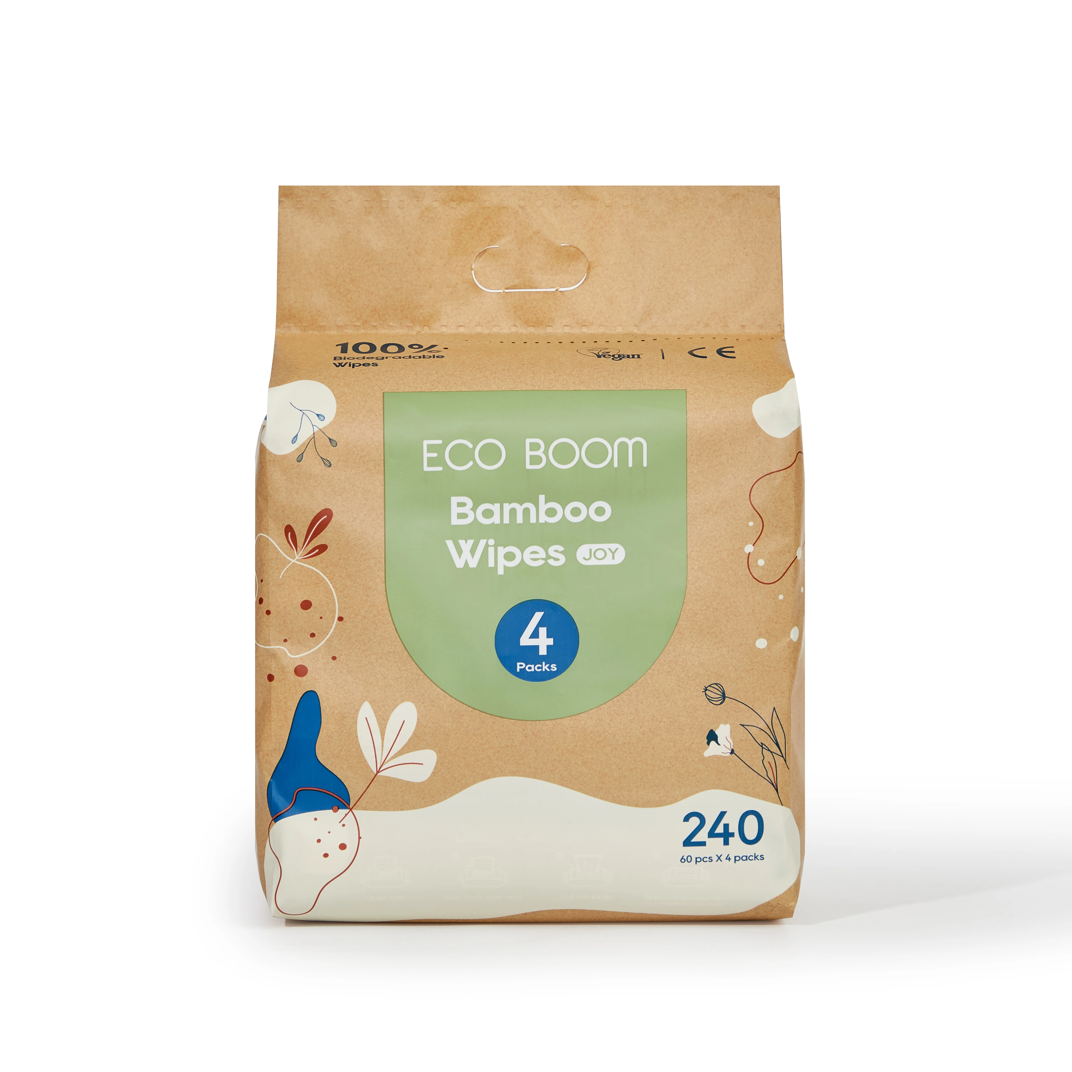 BOOM friendly eco ecological ecologic training business nature baby cotton wet tissue wipe