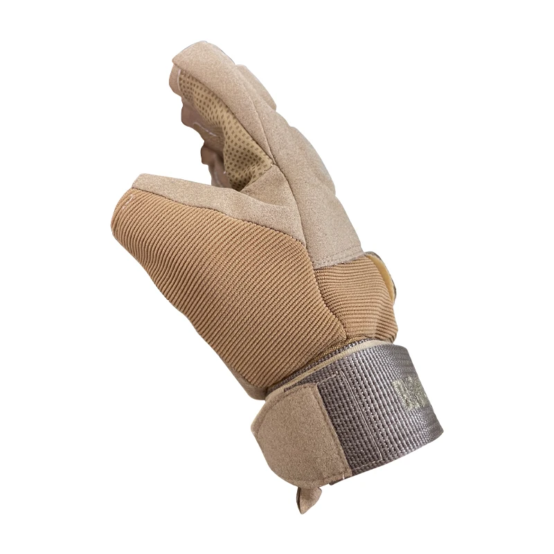 Hard-knuckle Anti-slip Palm Microfiber Leather Full and Half Fingers Gloves for Maximum Care protection