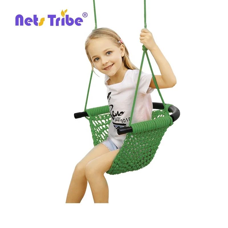 Hanging toy swing seat for home and kids outdoor playground with load bearing up to 300