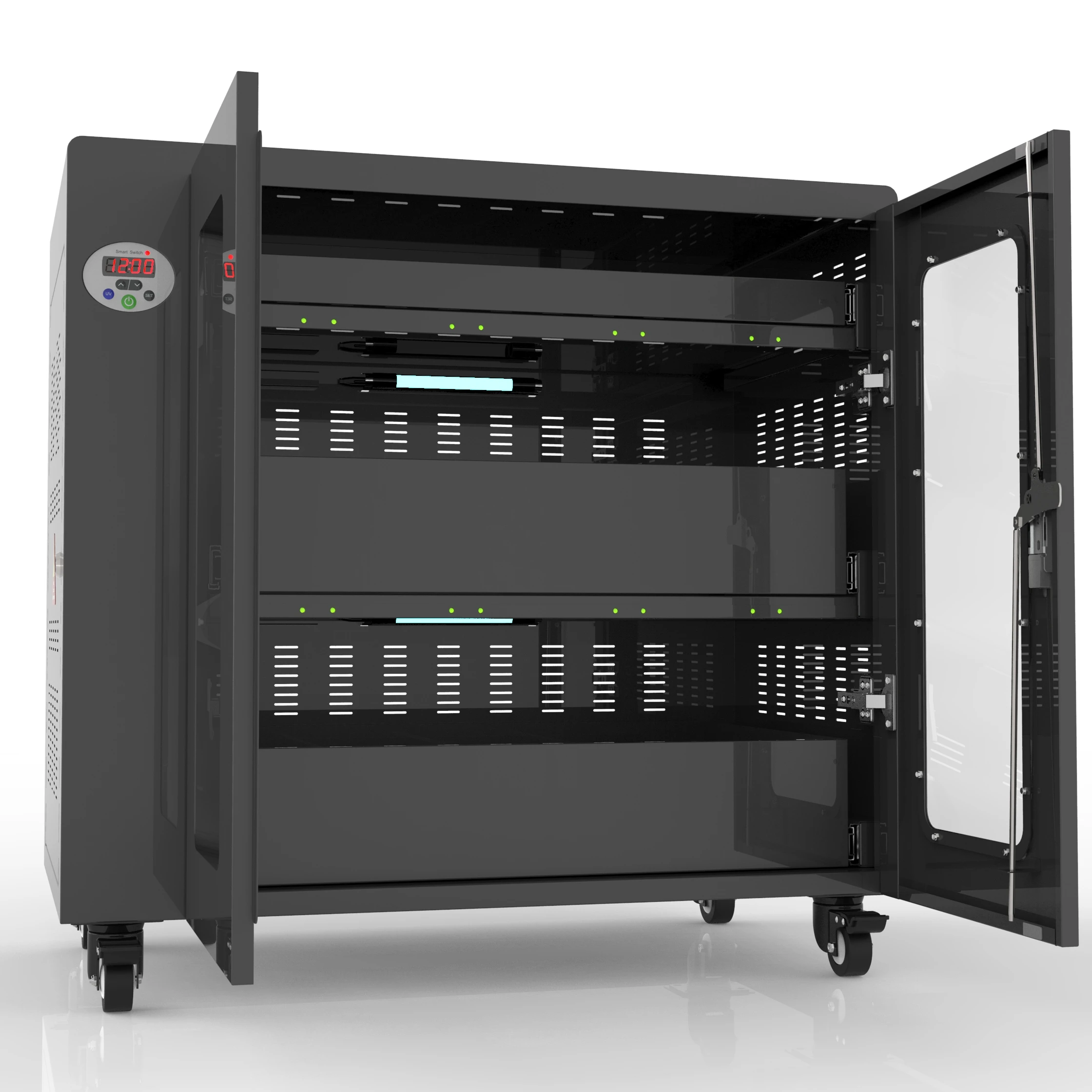 VR Headsets Charging Cart VR Charging Trolley Smart UV Charging Cabinet for VR