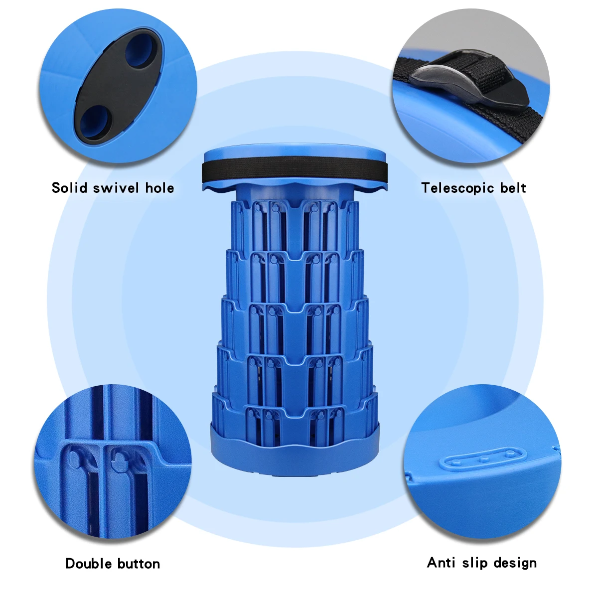 Wholesale Cheap Plastic Chair Portable Foldable Outdoor Lightweight Camping Hiking Fishing Folding Retractable