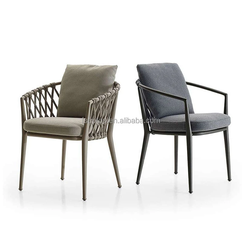 New Design Modern Patio Outdoor Rope Furniture for Garden Sofa Set Furniture Customized rope Chair