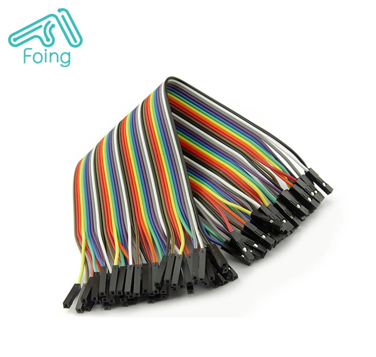 10/20 Вт 30 40/50 см 40P 2 54 мм Шаг F-F F-M M-M Перемычка проволока Dupont