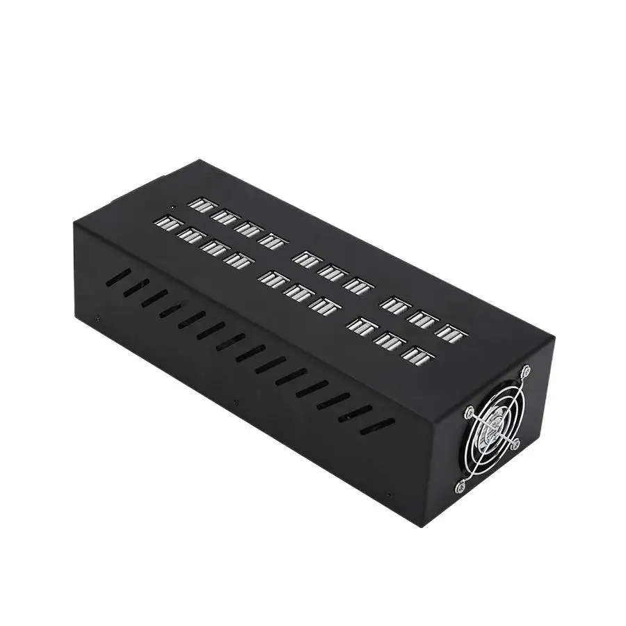 Wholesale 40 Ports 400W Rapid Charge Station for E-sport Customization Full Metal 40-port Fast Charging Hub for iPhone 14