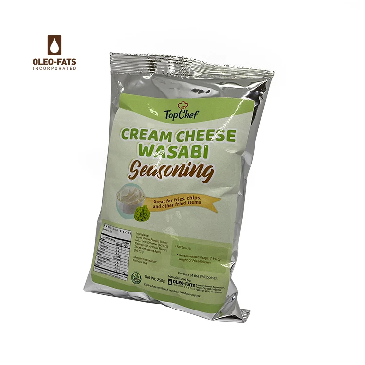 
wholesale Top chef Cream cheese wasabi 40x250g per carton made in PH 